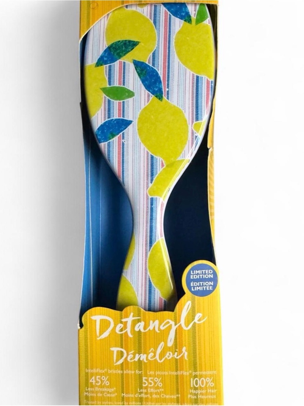 Limited Edition Wet Brush Lemon Print Detangling Brush